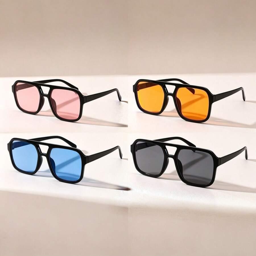 okulary przeciwsłoneczne casual  4-PACK