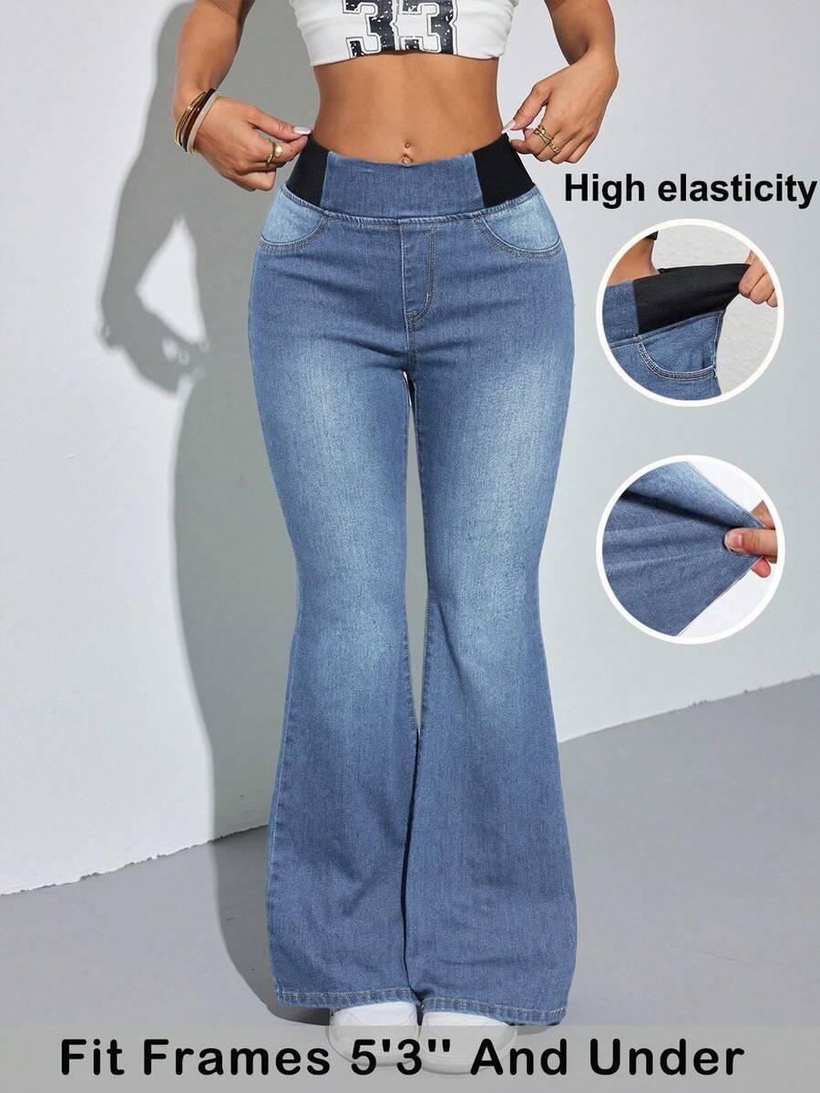 NIEBIESKIE SPODNIE JEANS