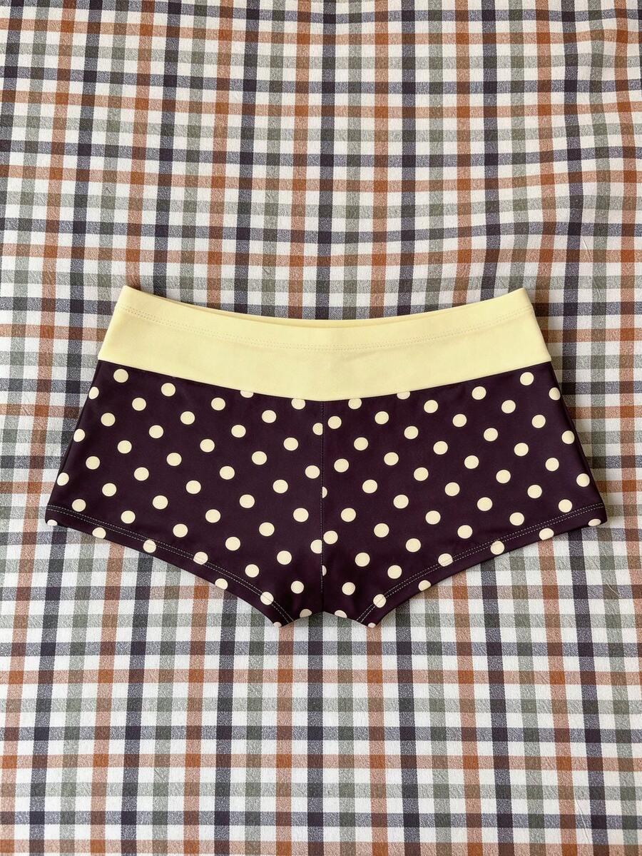 DÓŁ OD BIKINI SZORTY WZÓR GROSZKI