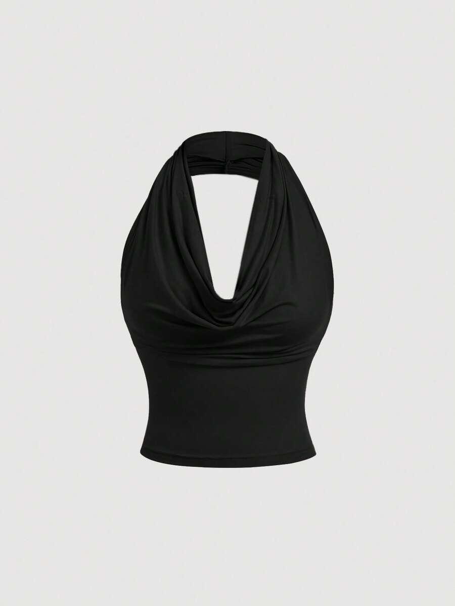 CZARNY TOP BASIC 