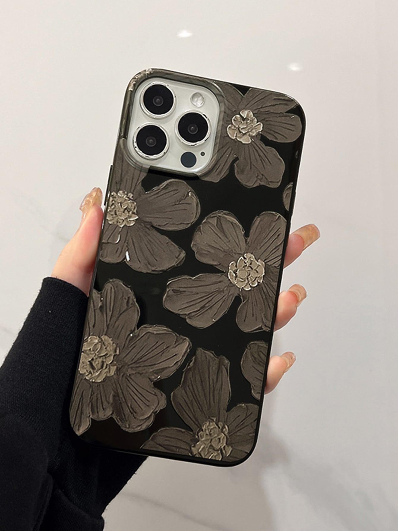 etui na telefon wzór kwiaty iPhone 17