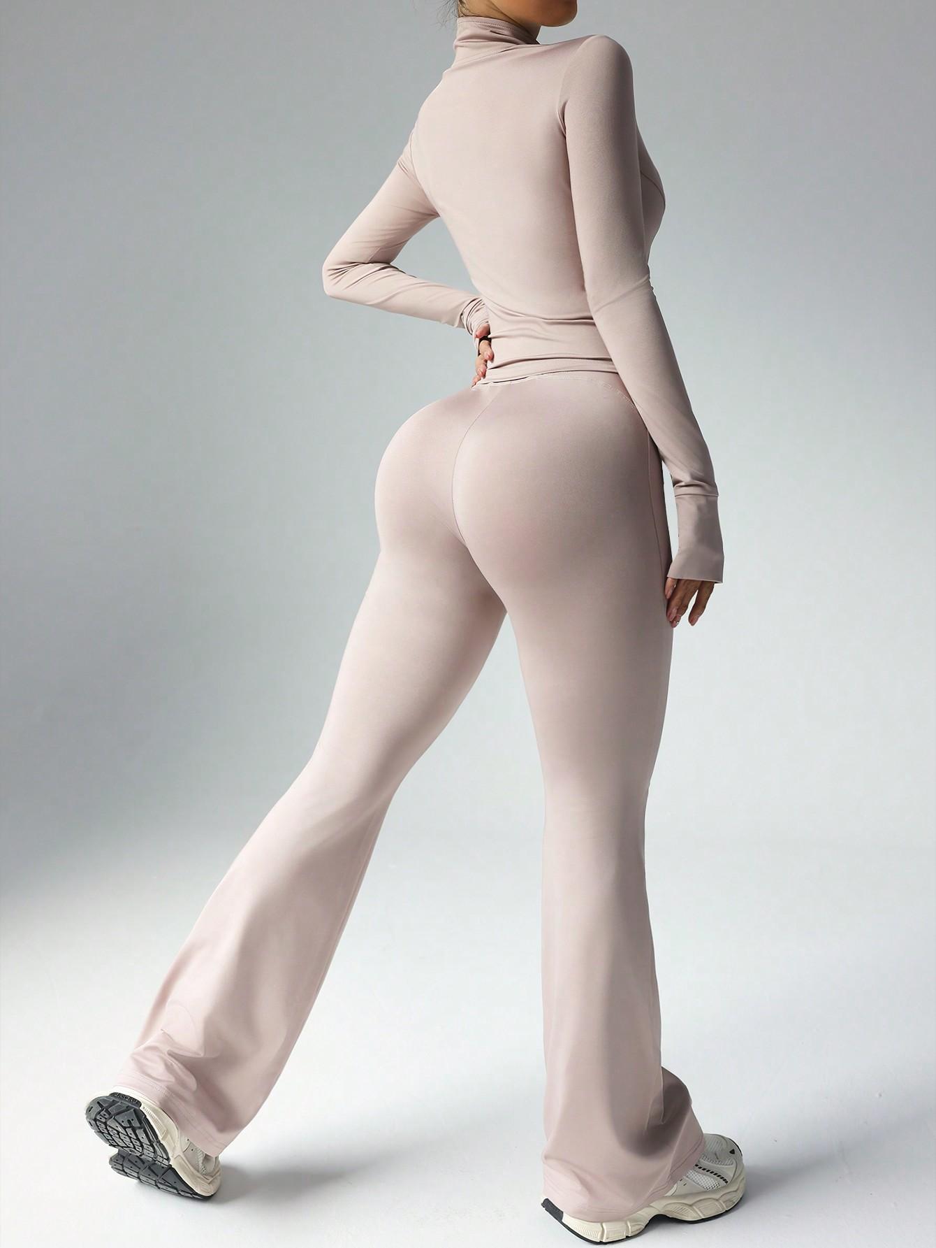 LEGGINSY BLUZA KOMPLET SPORTOWY