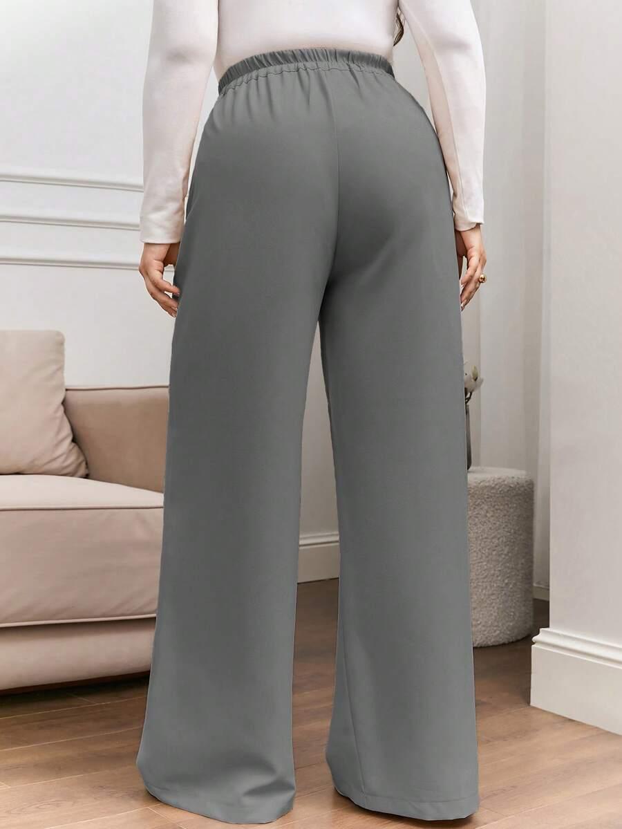 szare spodnie casual