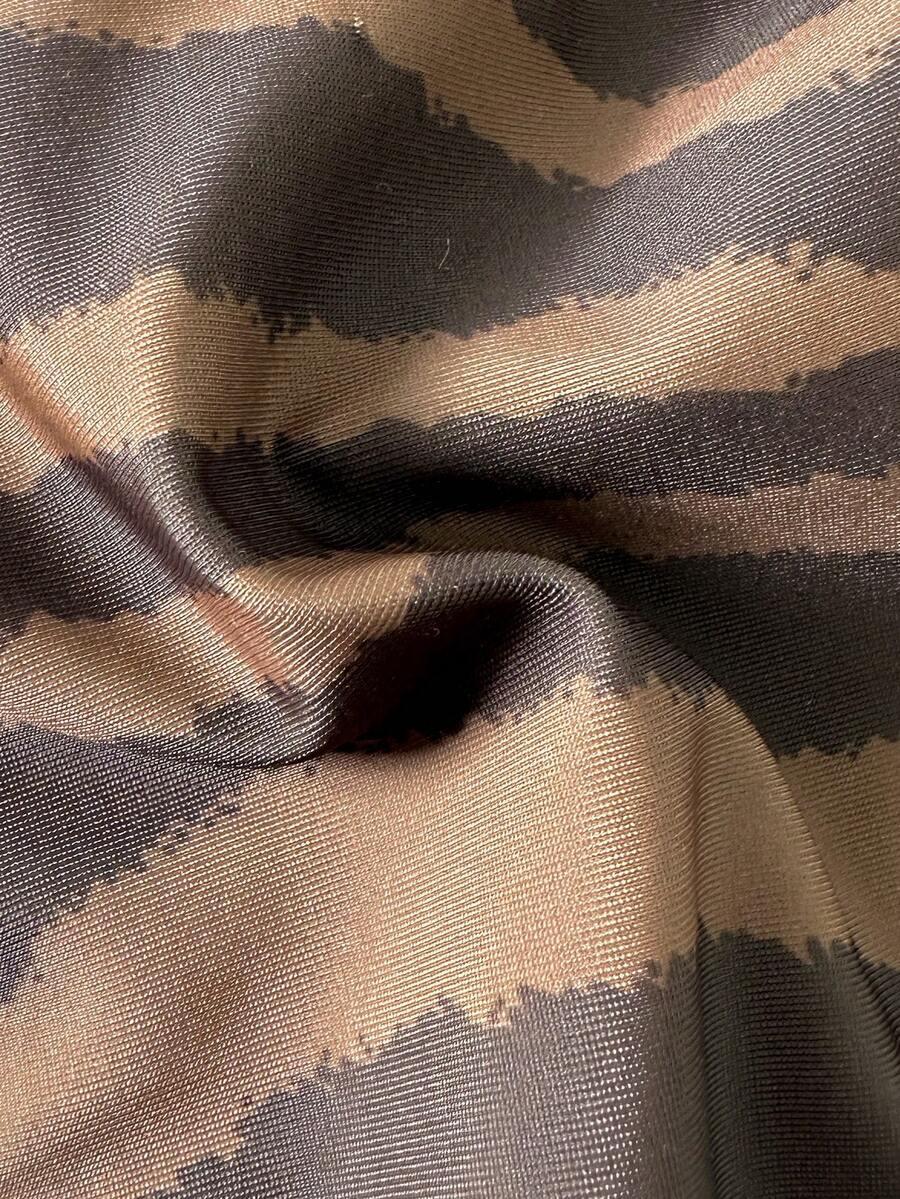 dwuczęściowy strój kąpielowy animal print