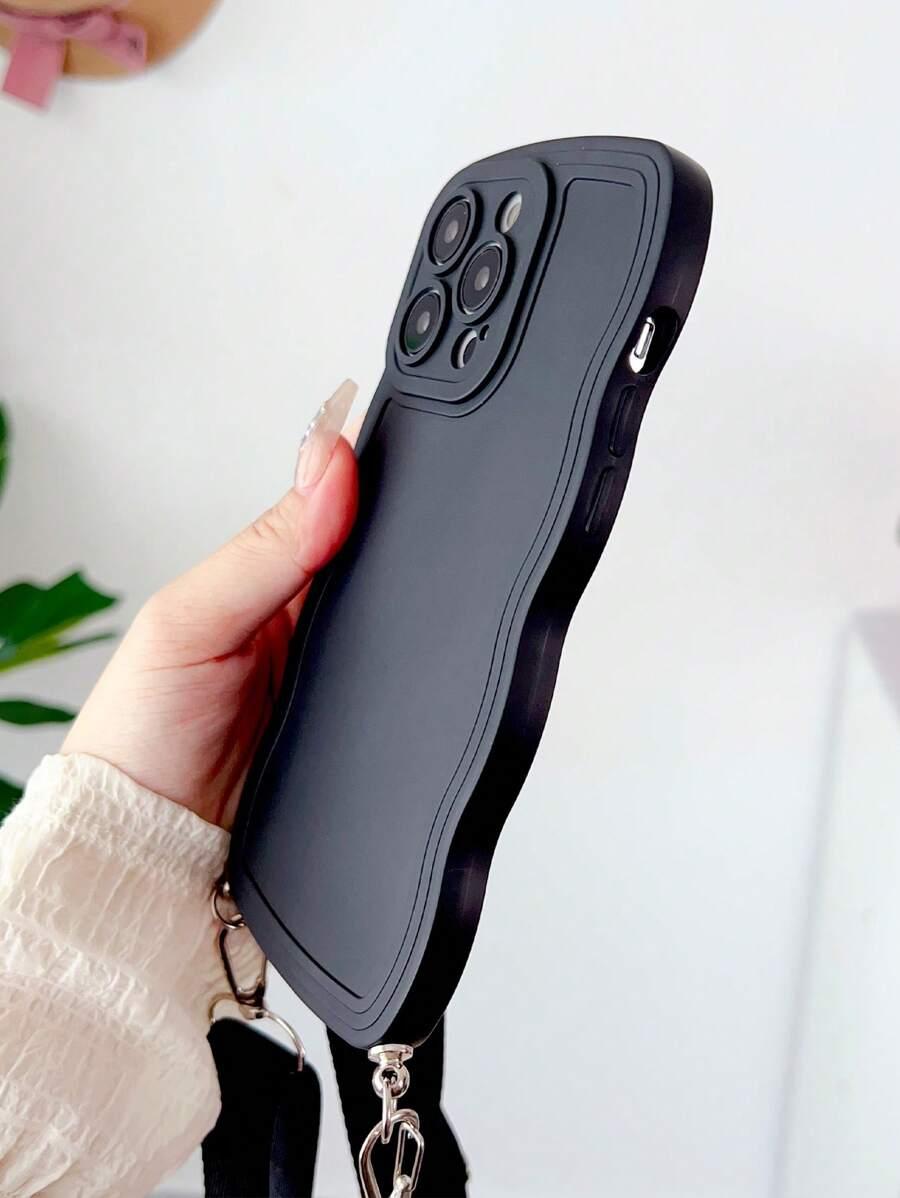 czarne etui z paskiem IPhone 14