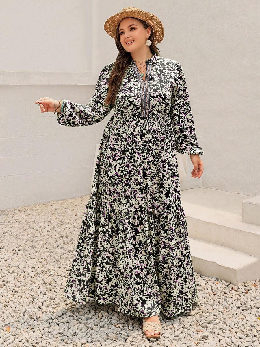maxi sukienka print