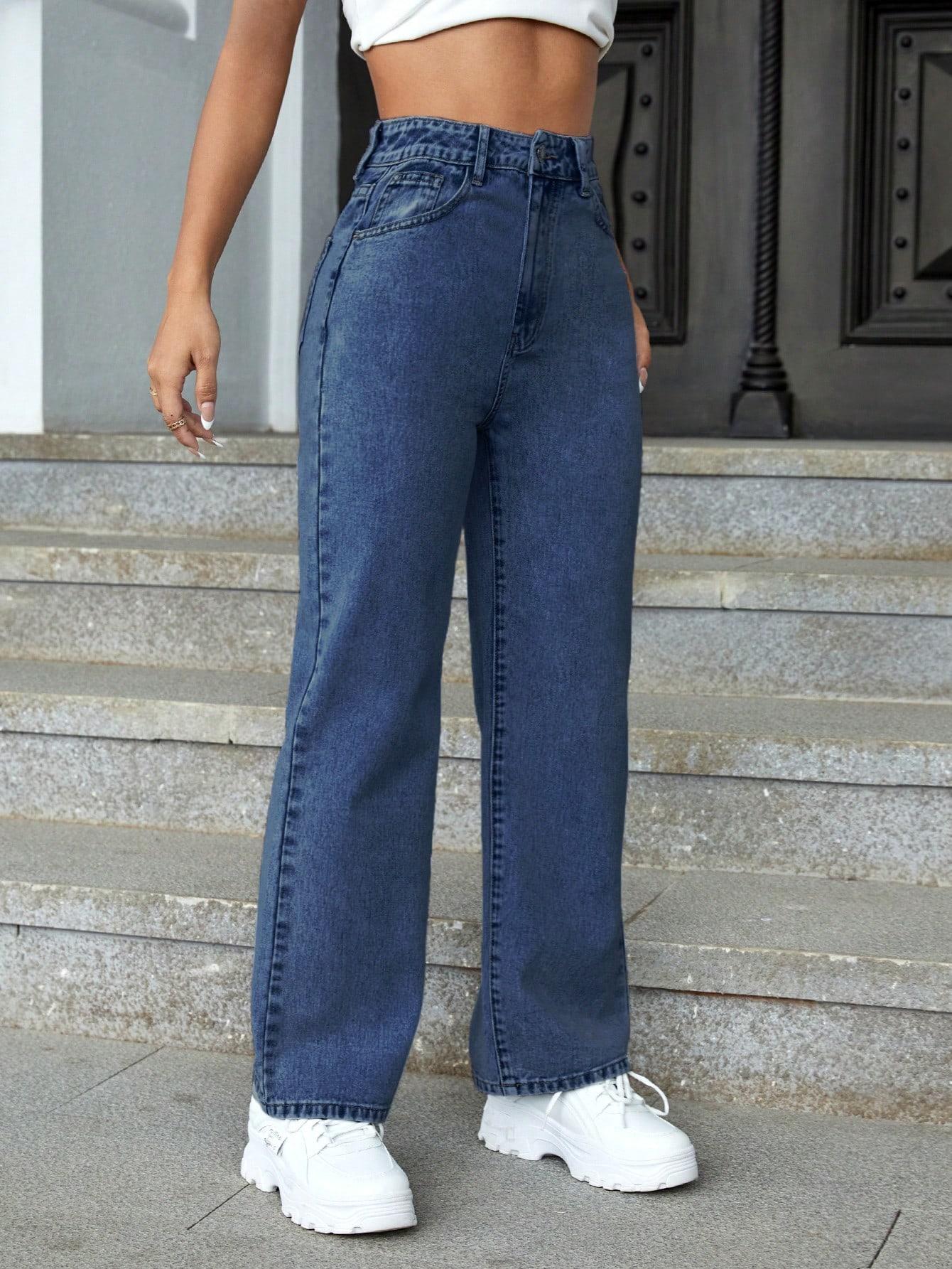NIEBIESKIE SPODNIE JEANS 