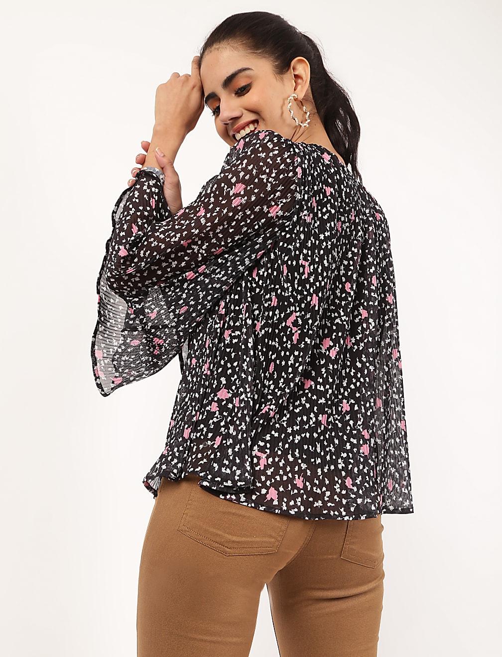 BLUZKA DŁUGI RĘKAW PRINT T43-2138K-Y4