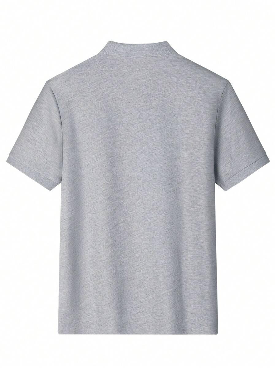 szara koszulka polo 