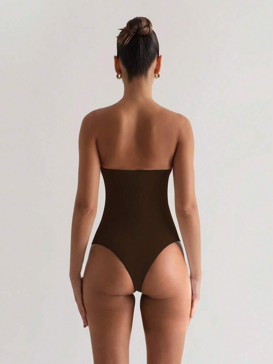 BRĄZOWE BODY ODKRYTE RAMIONA