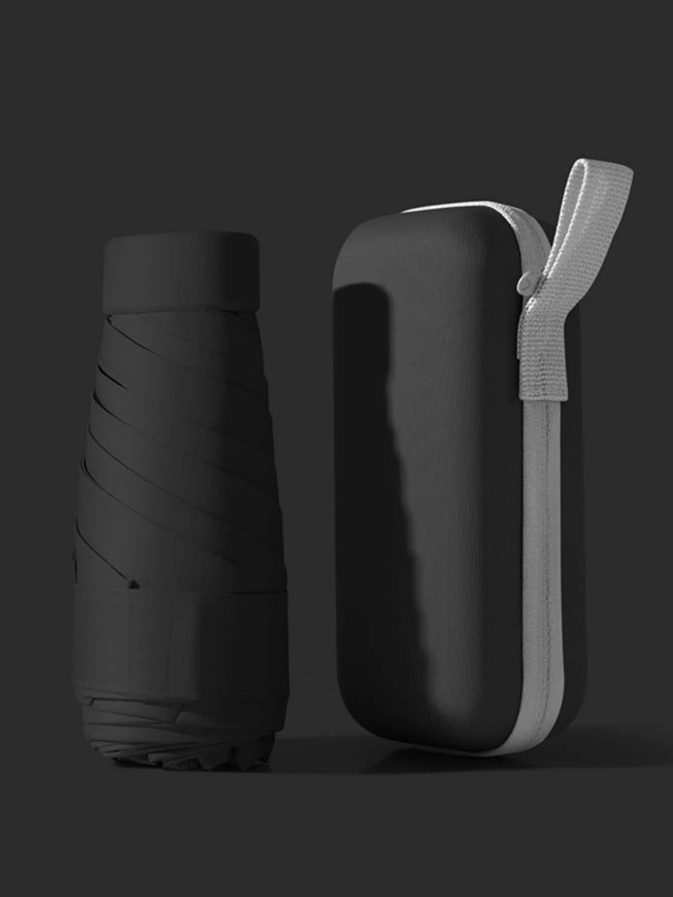 czarny parasol etui