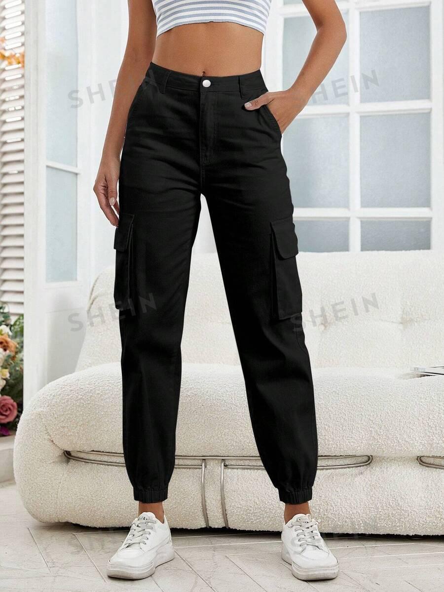 CZARNE SPODNIE JEANS CASUAL