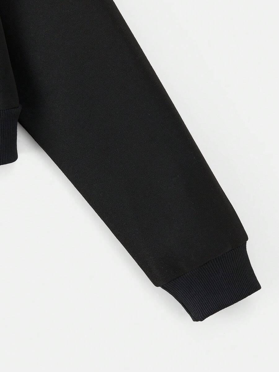 CZARNA BLUZA KAPTUR