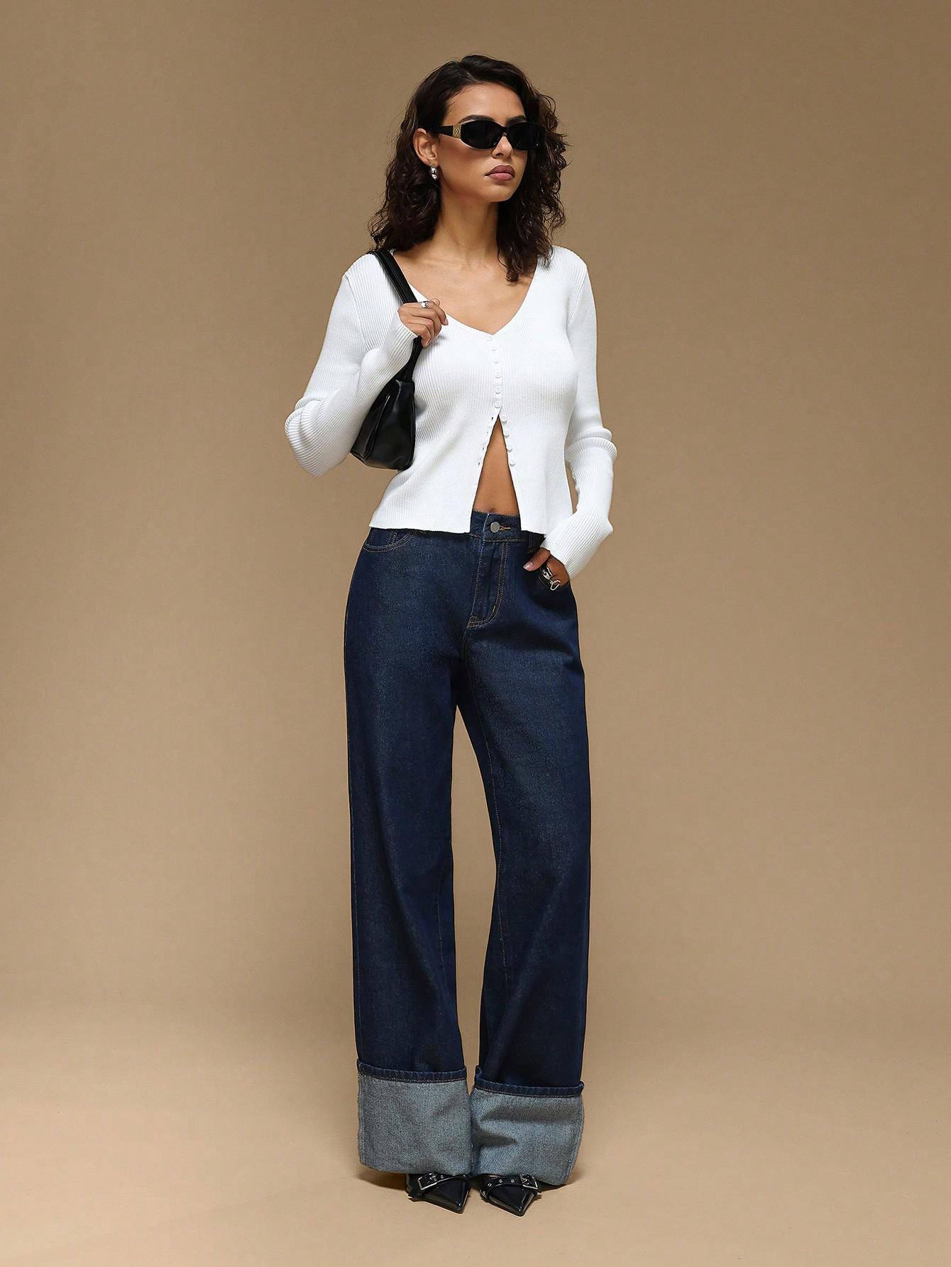 NIEBIESKIE SPODNIE JEANS
