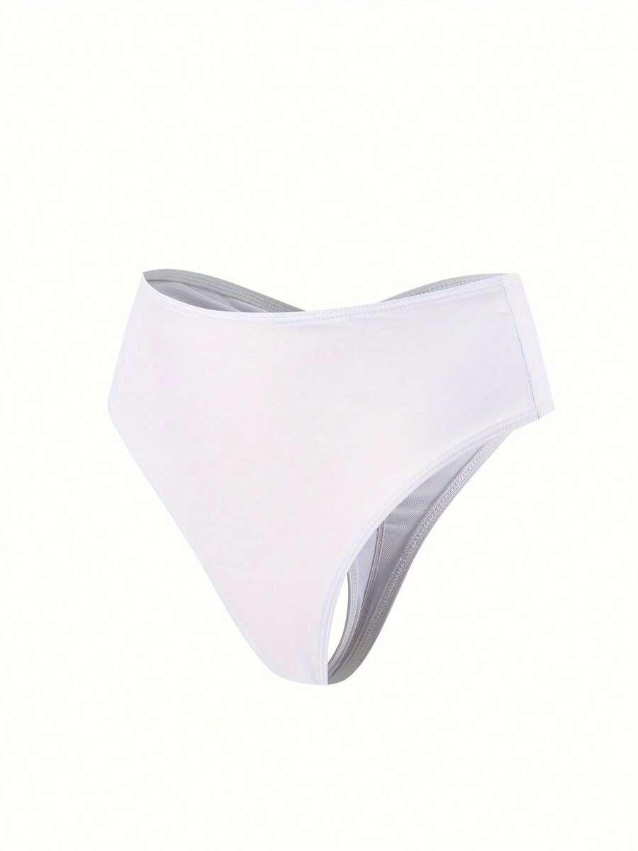 BIAŁY DÓŁ OD BIKINI MARSZCZENIE