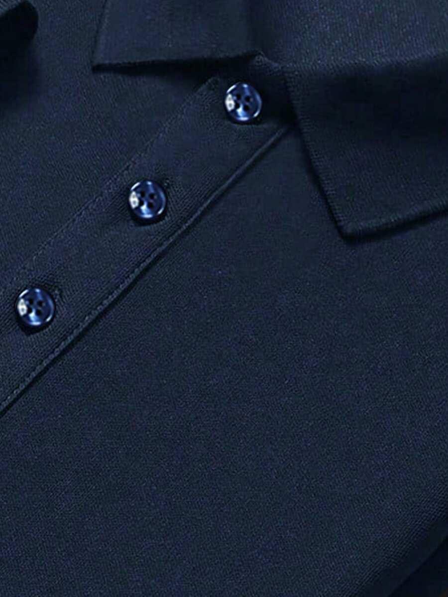 granatowa koszulka polo