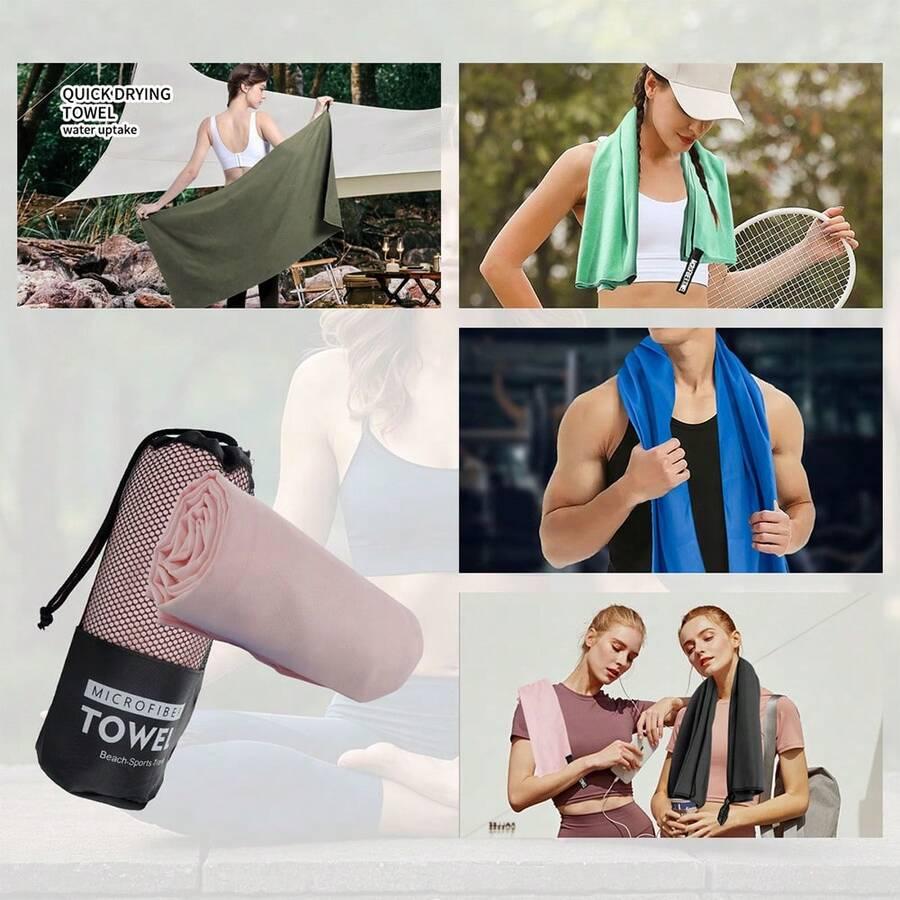 różowy ręcznik sportowy