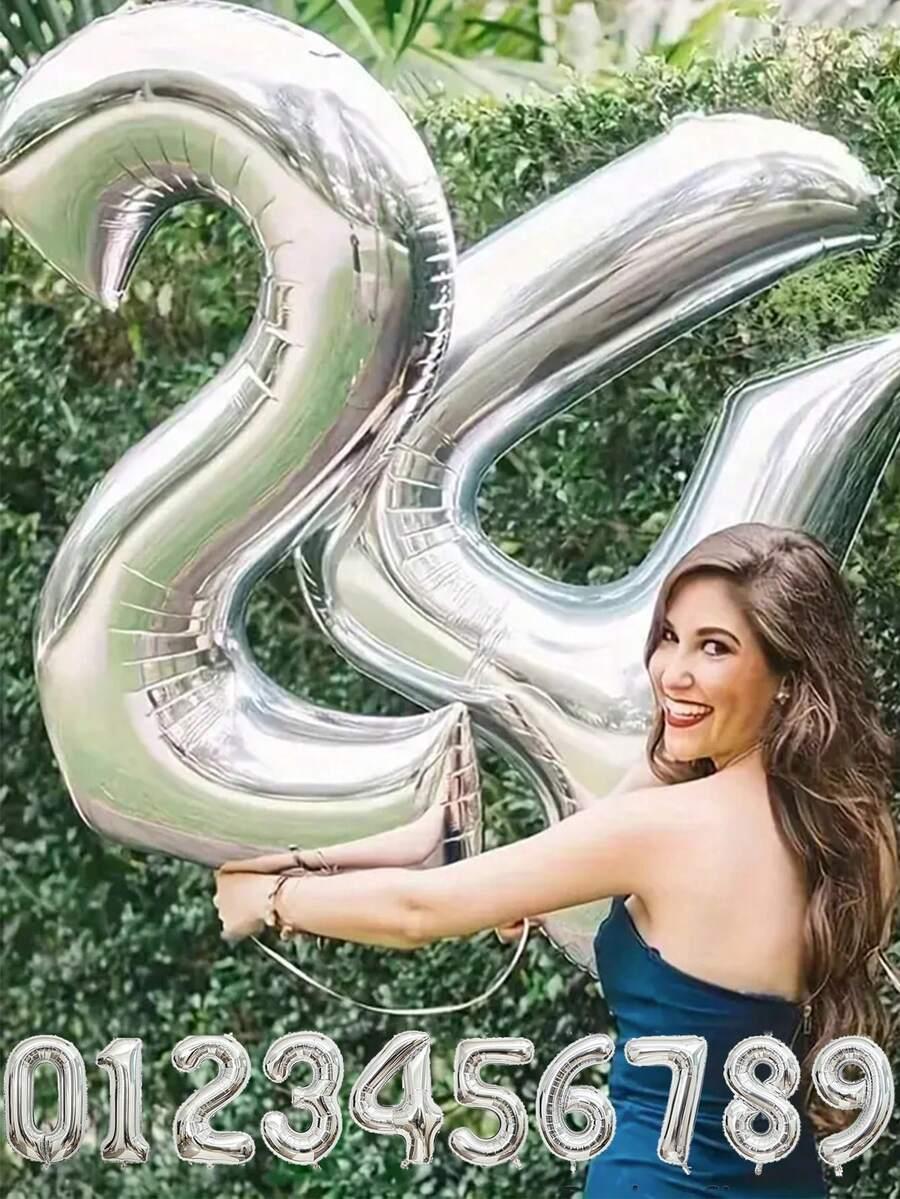 balon w kształcie cyfry 2