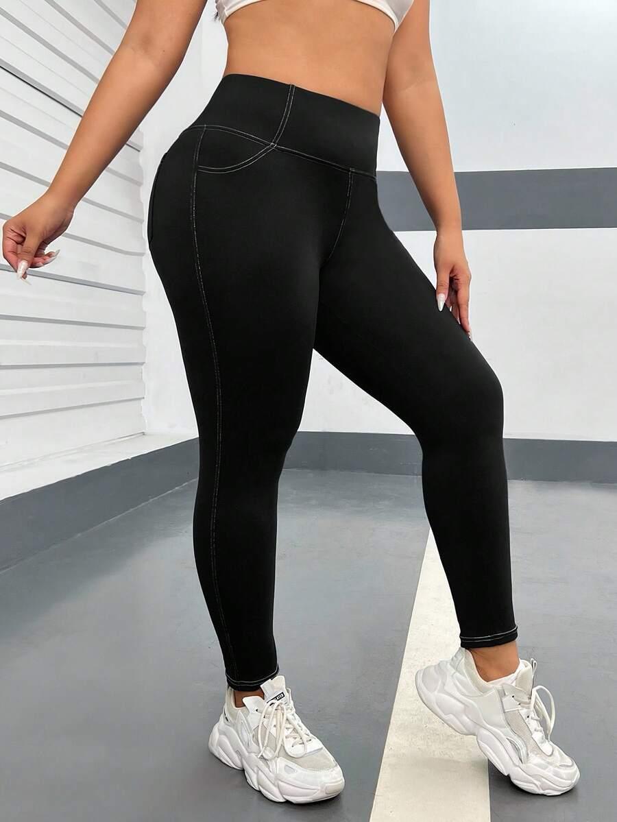 czarne legginsy wysoki stan 