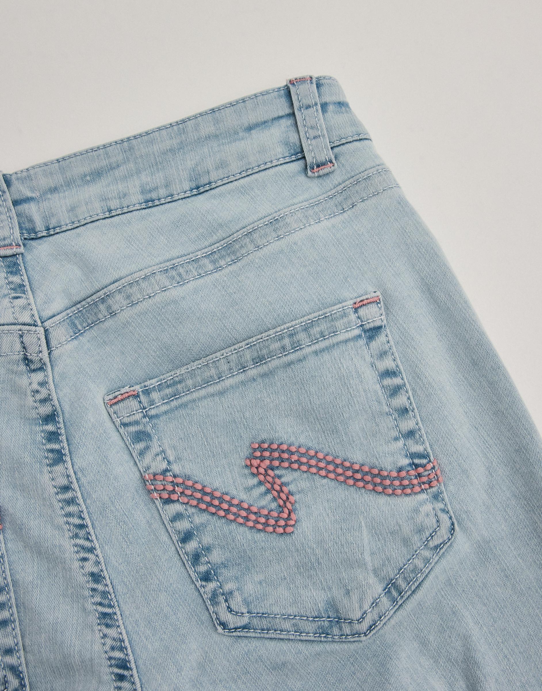 SPODNIE JEANS BOOTCUT DZIURY