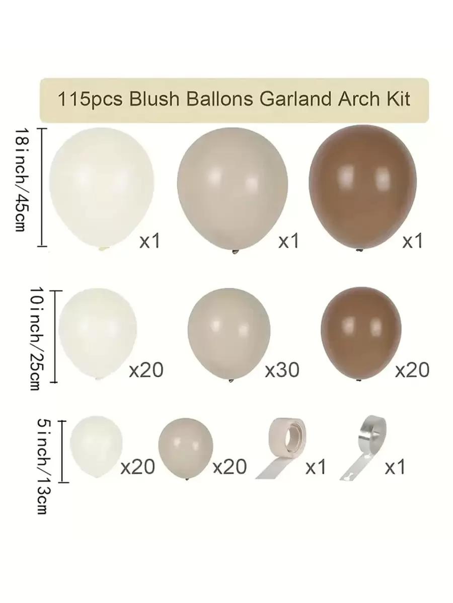 zestaw balonów 115szt
