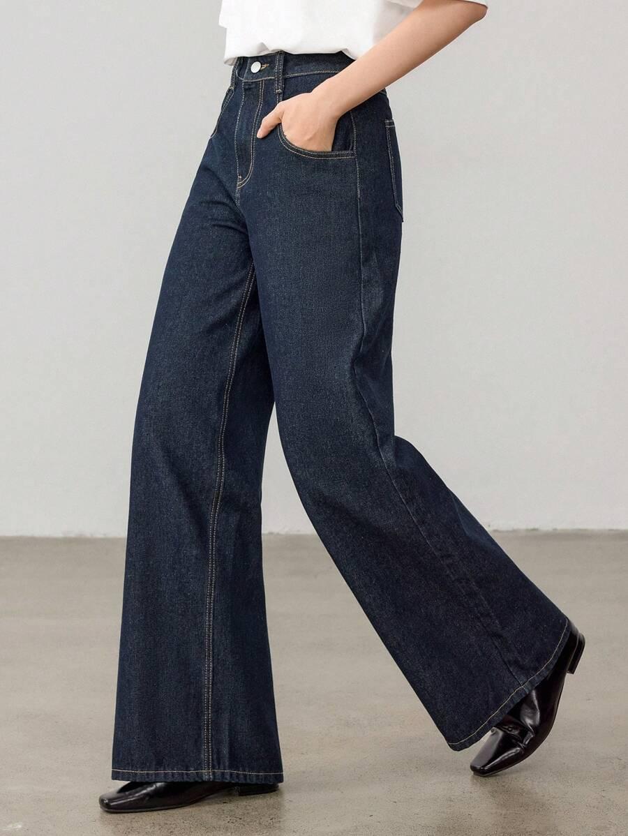 SPODNIE JEANS PROSTA NOGAWKA