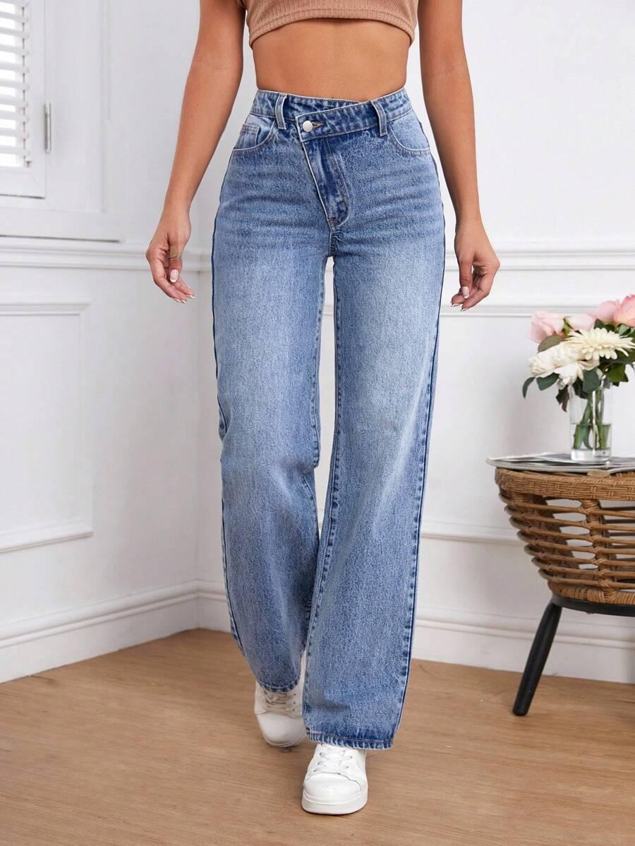 NIEBIESKIE SPODNIE JEANS