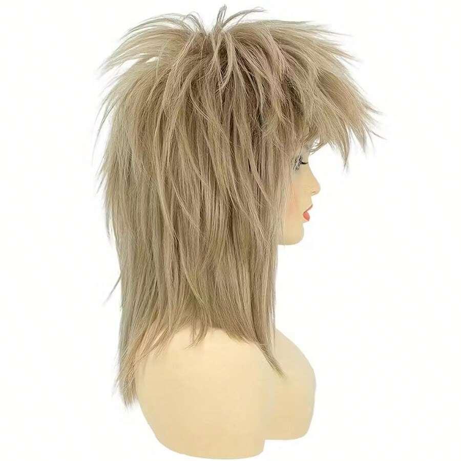 blond peruka włosy syntetyczne
