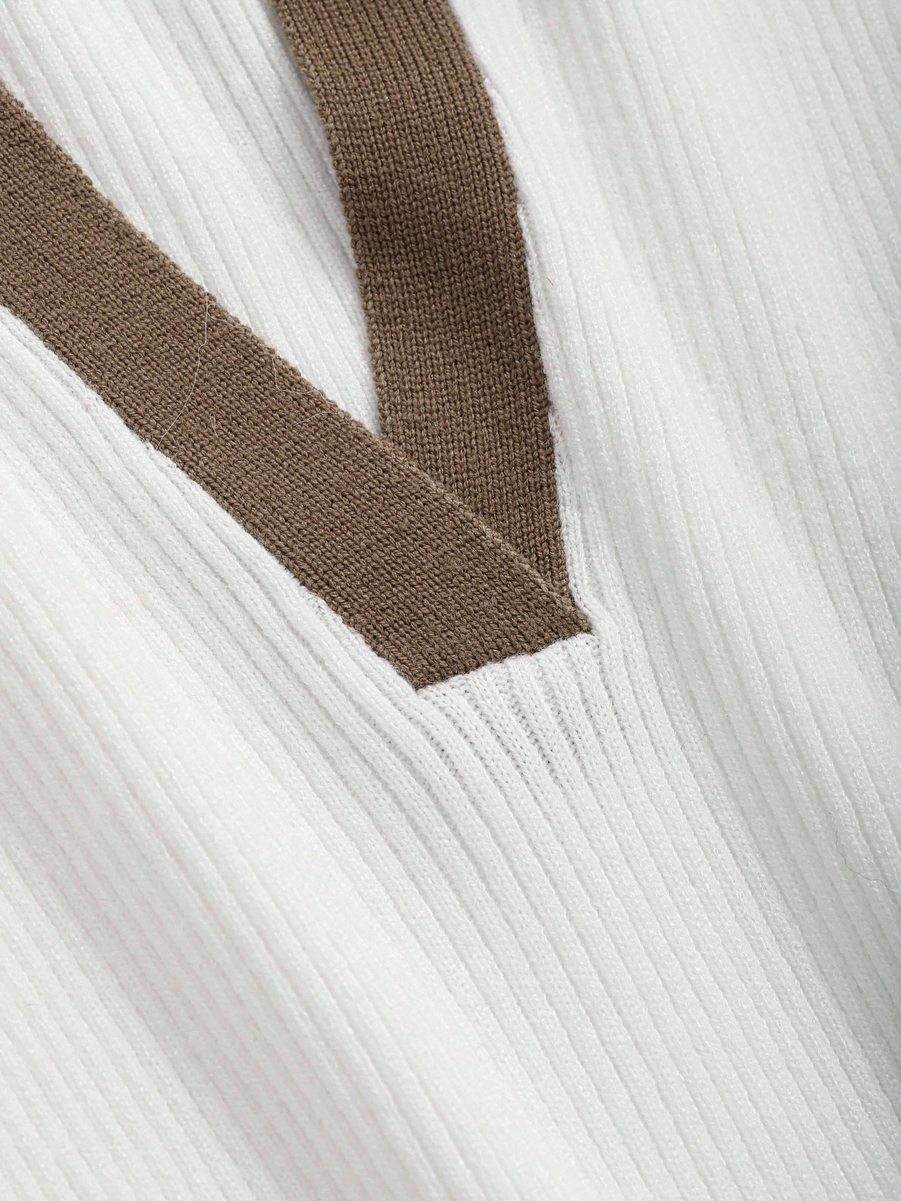 dzianinowy sweter długi rękaw 