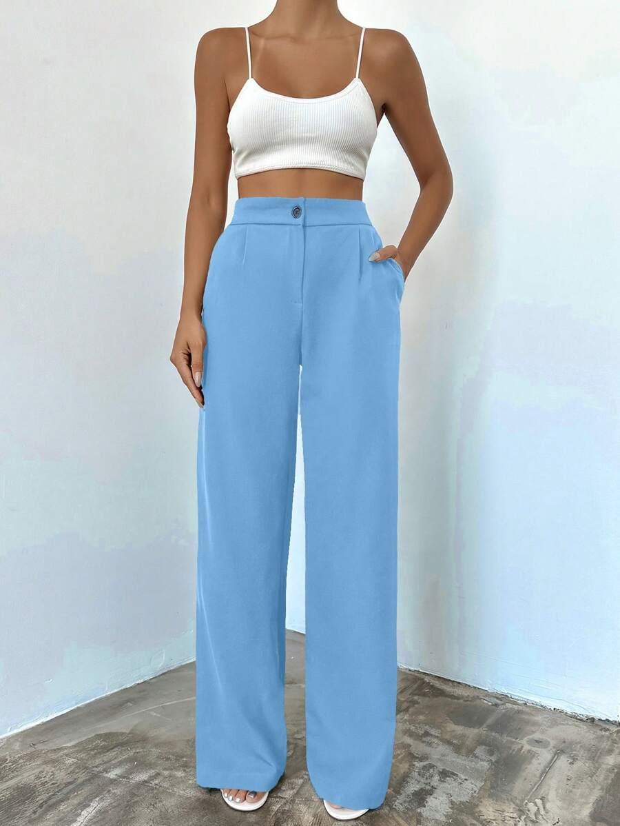 SPODNIE DAMSKIE CASUAL PROSTE 