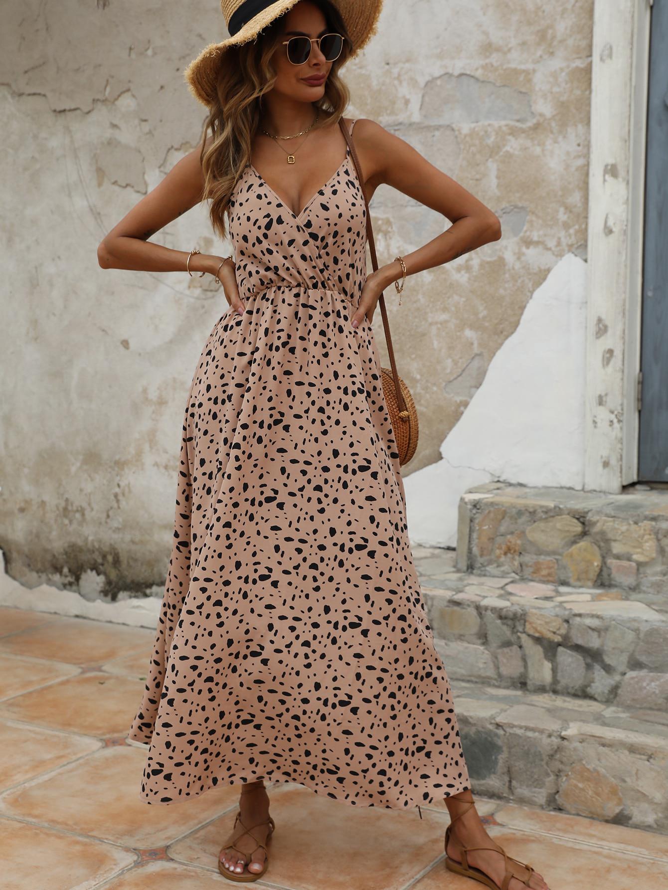 MAXI SUKIENKA ANIMAL PRINT