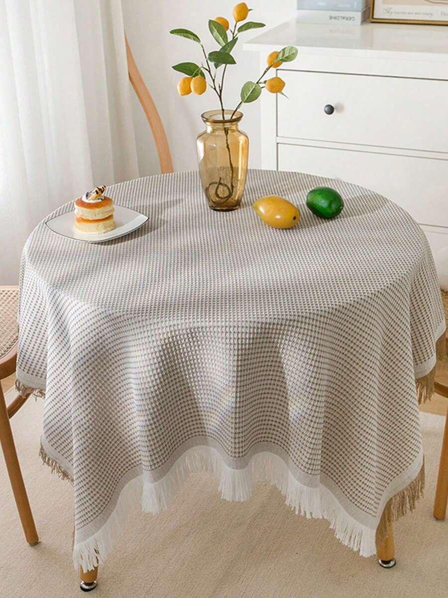 mata plażowa frędzle