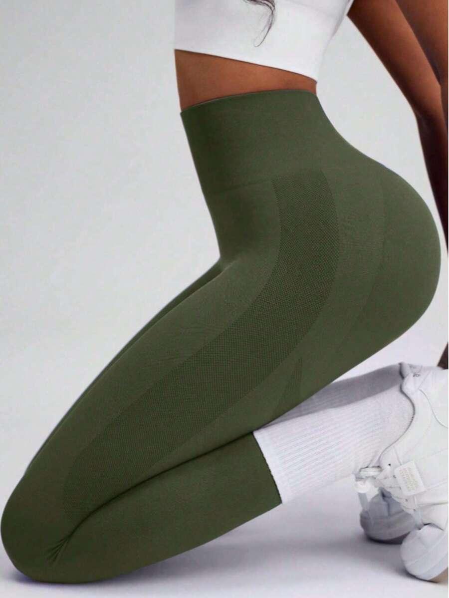 BEZSZWOWE LEGGINSY WYSOKI STAN