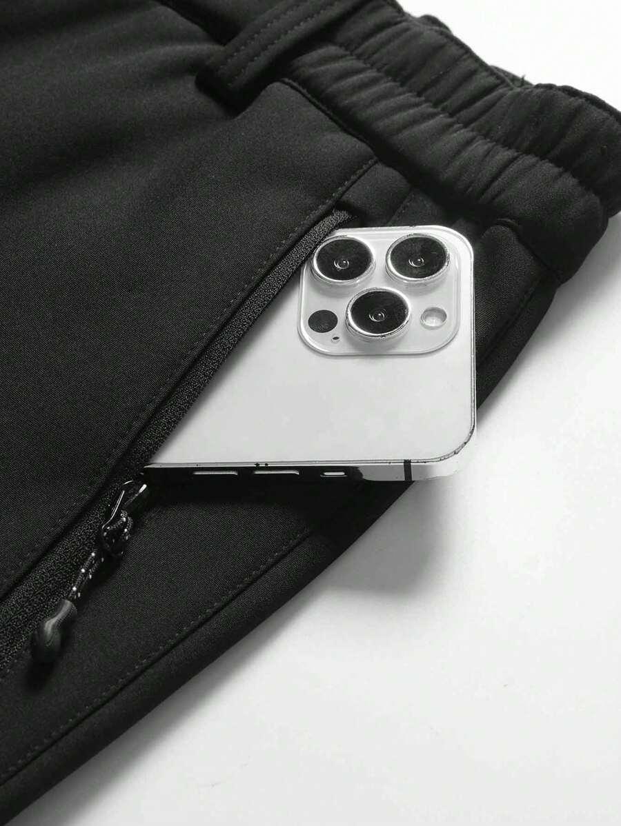 CZARNE SPODNIE SOFTSHELL