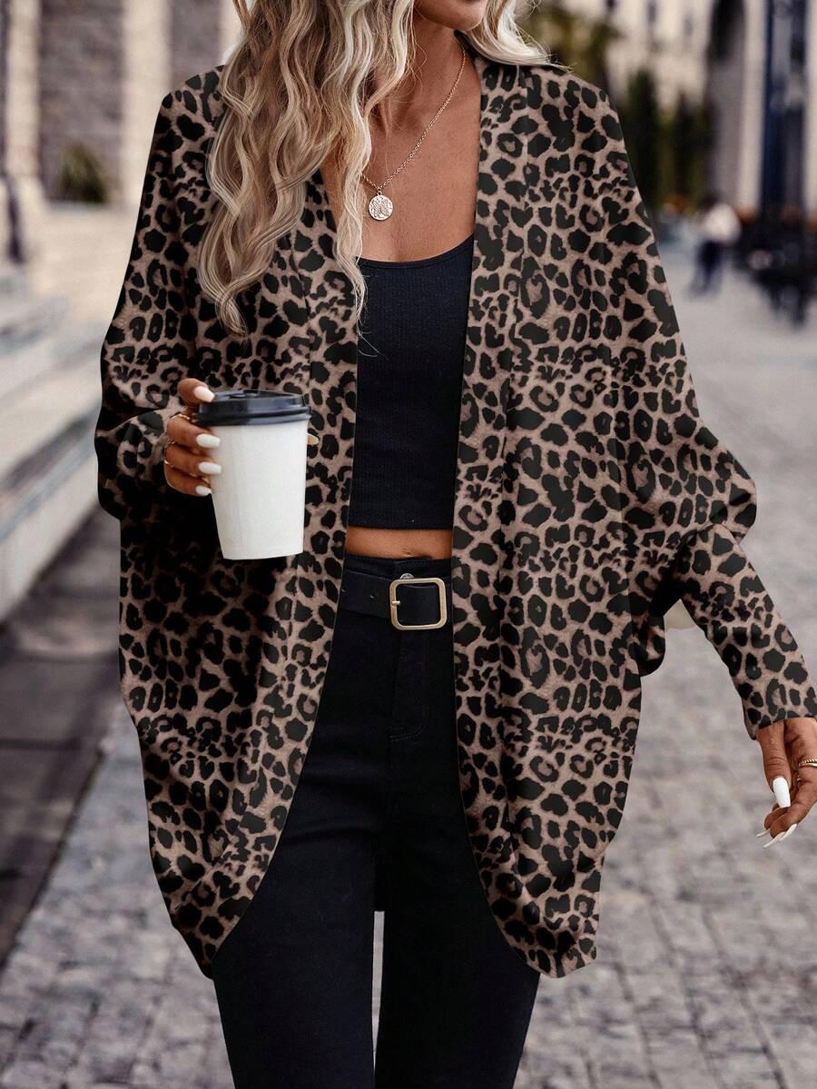 NARZUTA DŁUGI RĘKAW ANIMAL PRINT