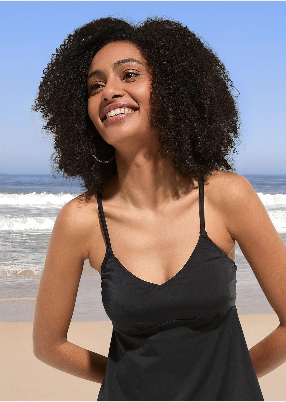 CZARNA GÓRA OD BIKINI tankini