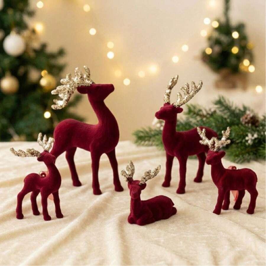 dekoracyjne renifery 5-pack