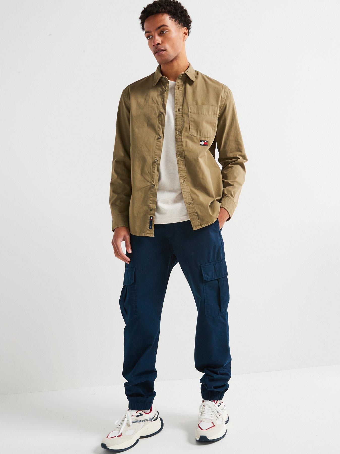 TOMMY JEANS KOSZULA Z DŁUGIM RĘKAWEM DM0DM21107 M12
