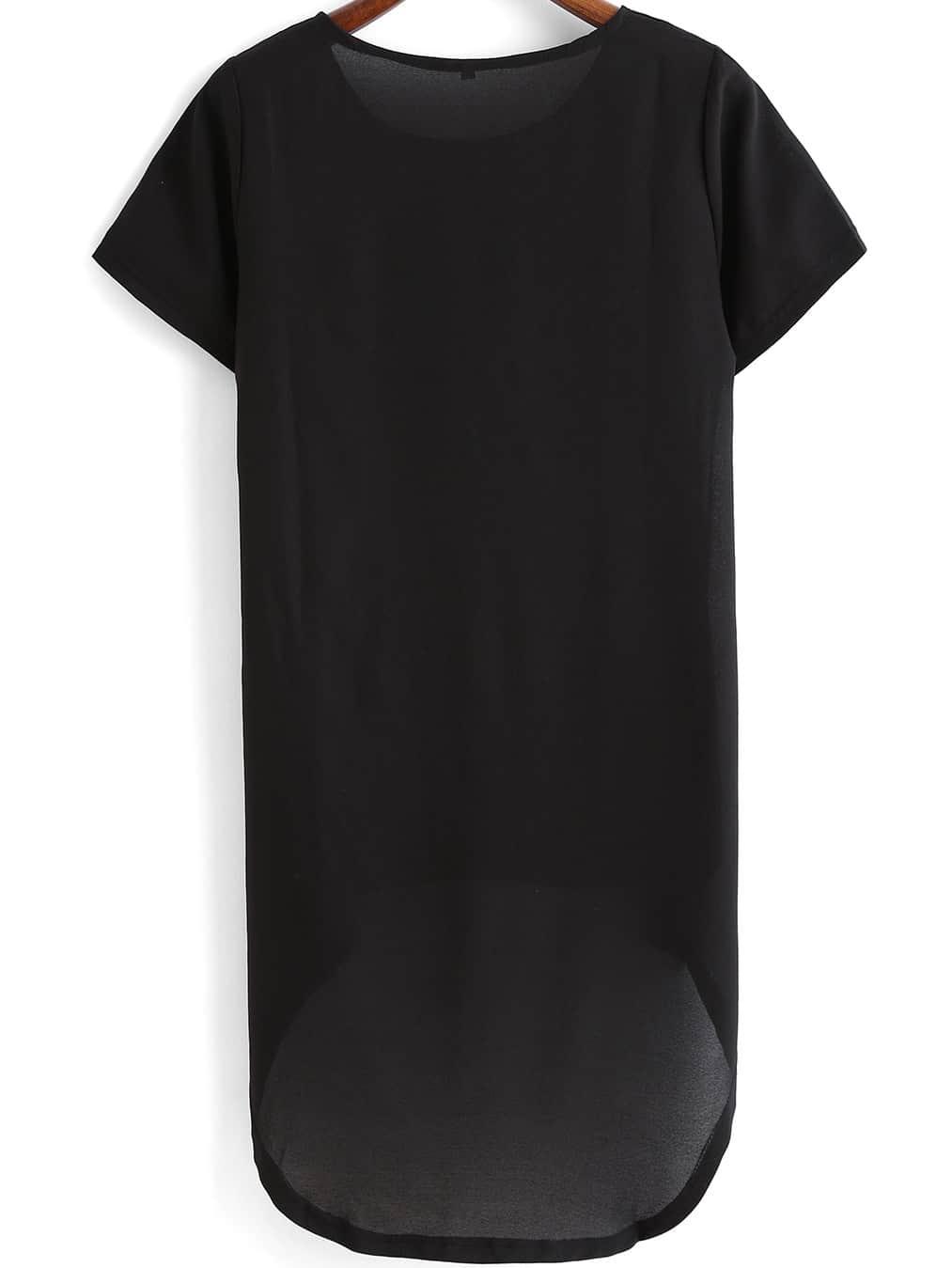 CZARNA BLUZKA CASUAL