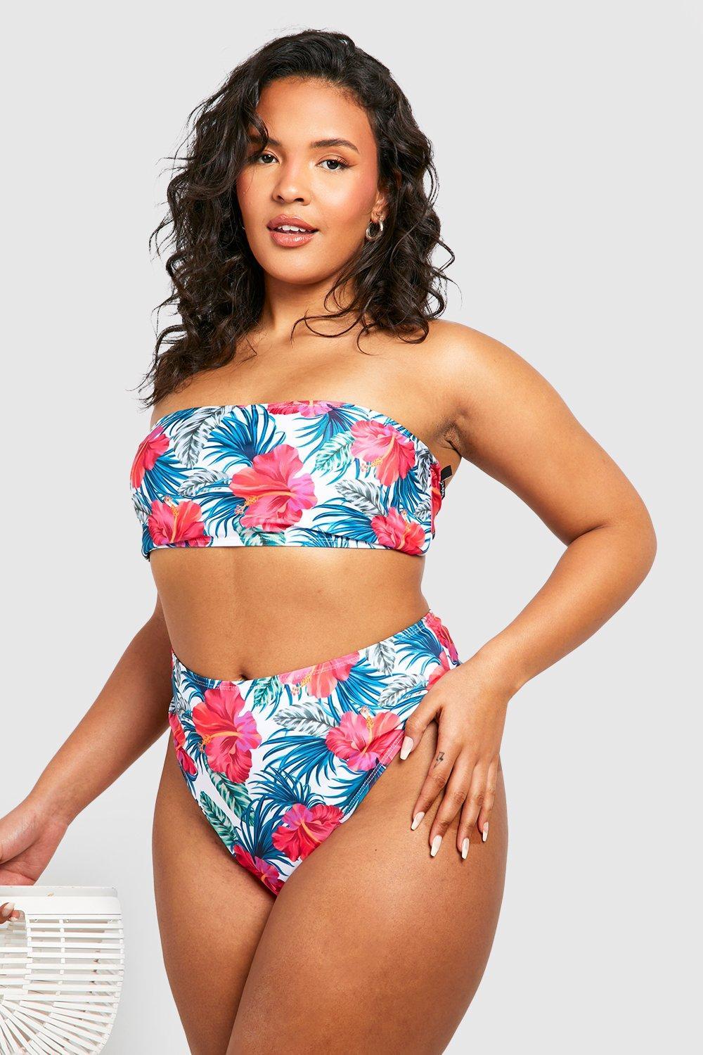 STRÓJ KĄPIELOWY KOMPLET TROPICAL PRINT