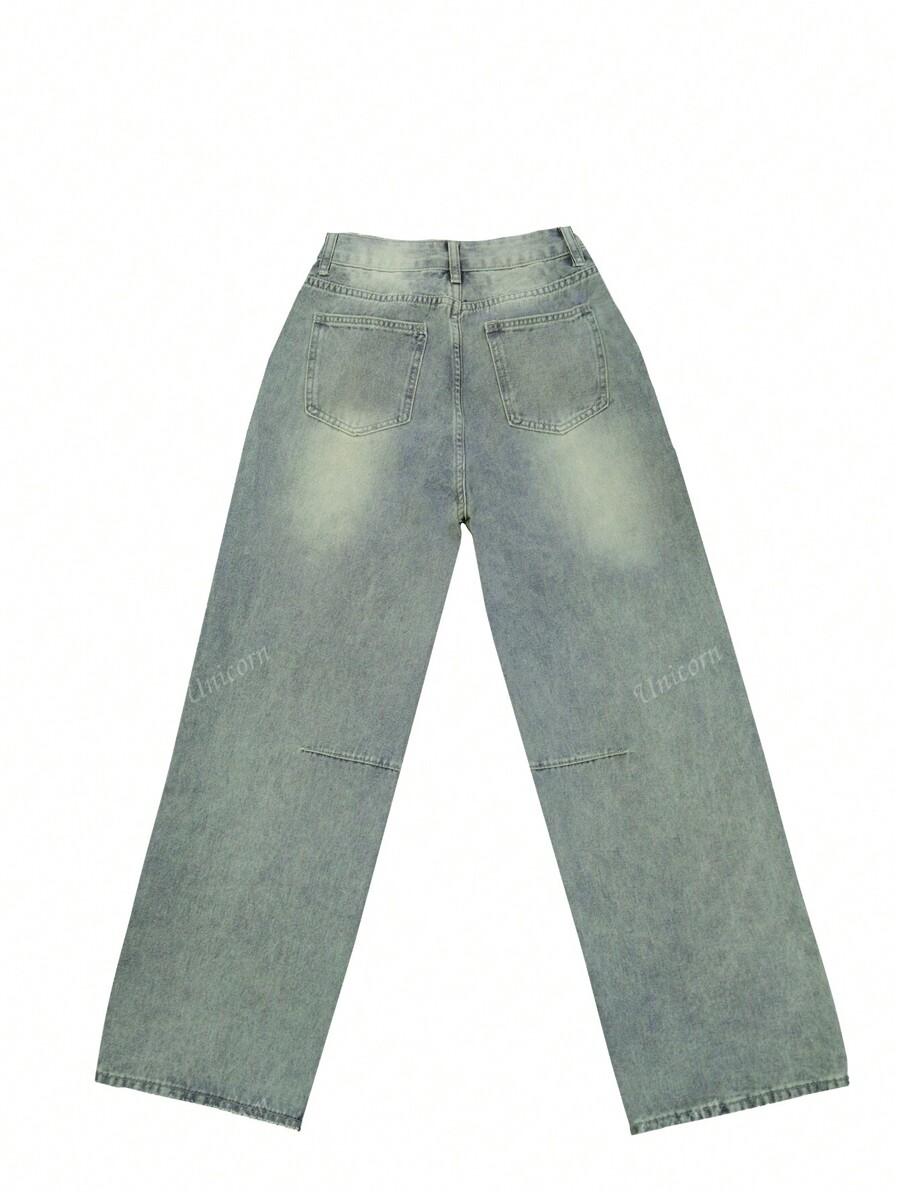 SPODNIE JEANS SZEROKIE NOGAWKI