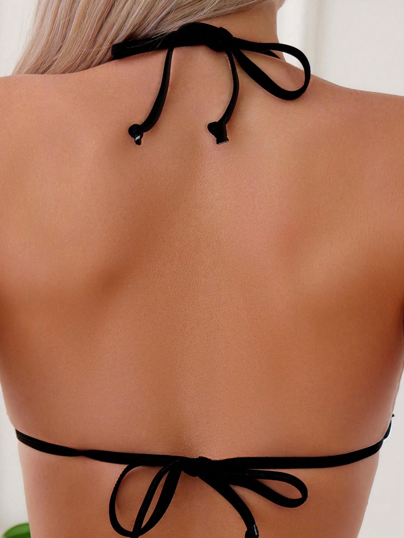 czarna góra od bikini 