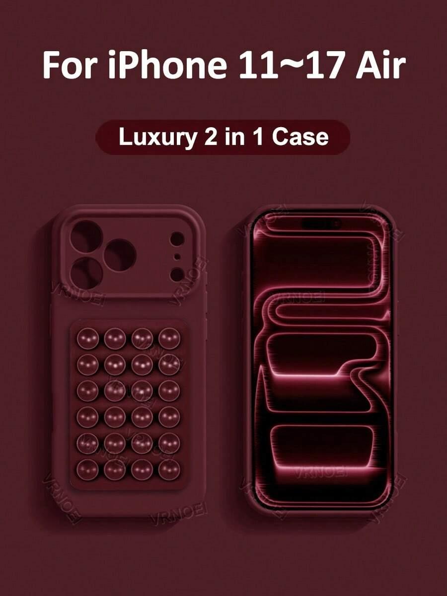bordowe etui iphone 17 pro 
