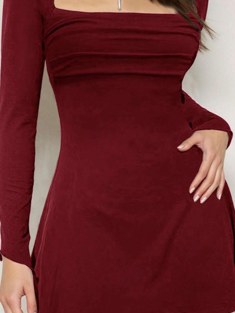 BURGUNDOWA Mini SUKIENKA 