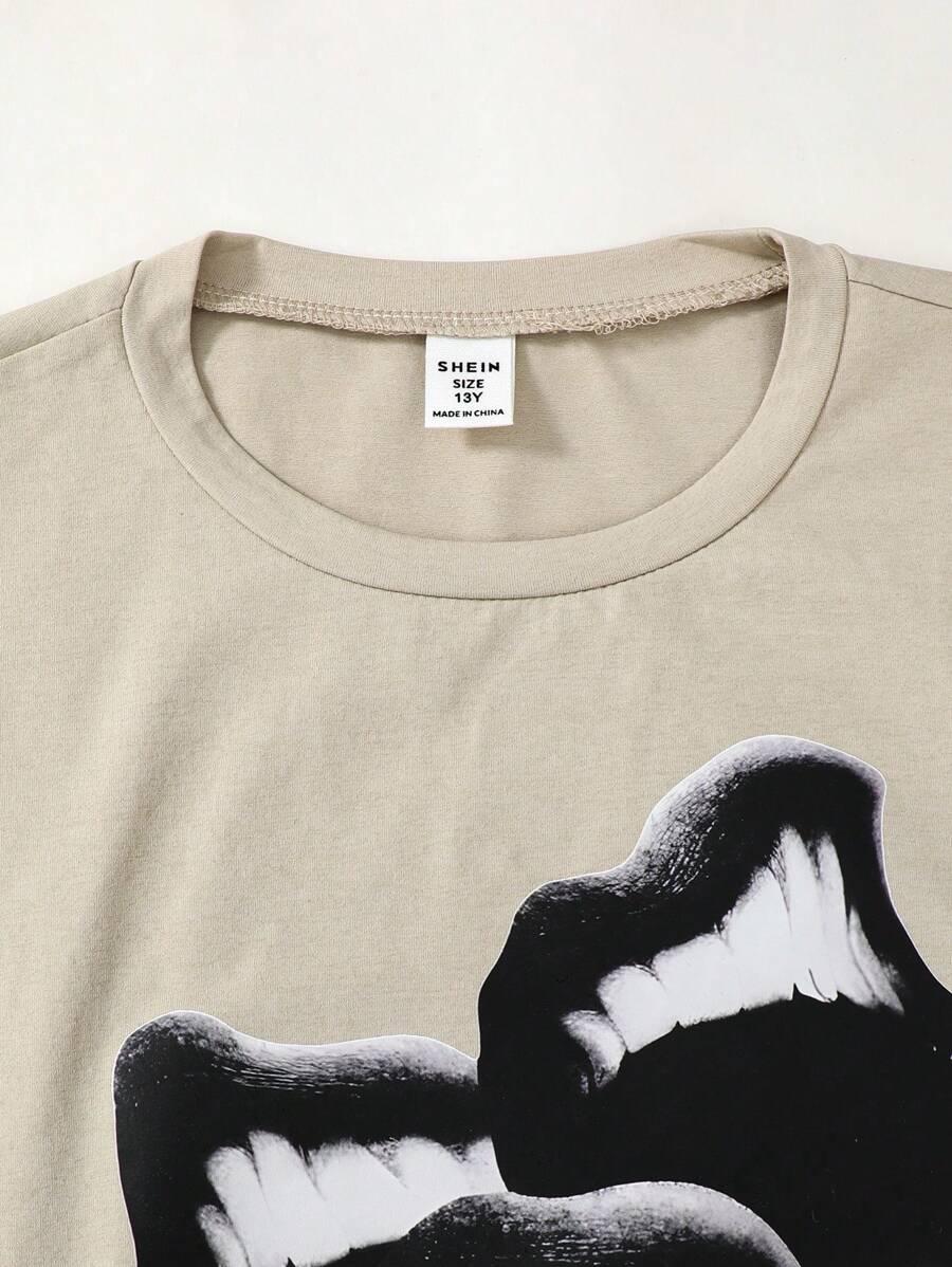 T-SHIRT Z NADRUKIEM 