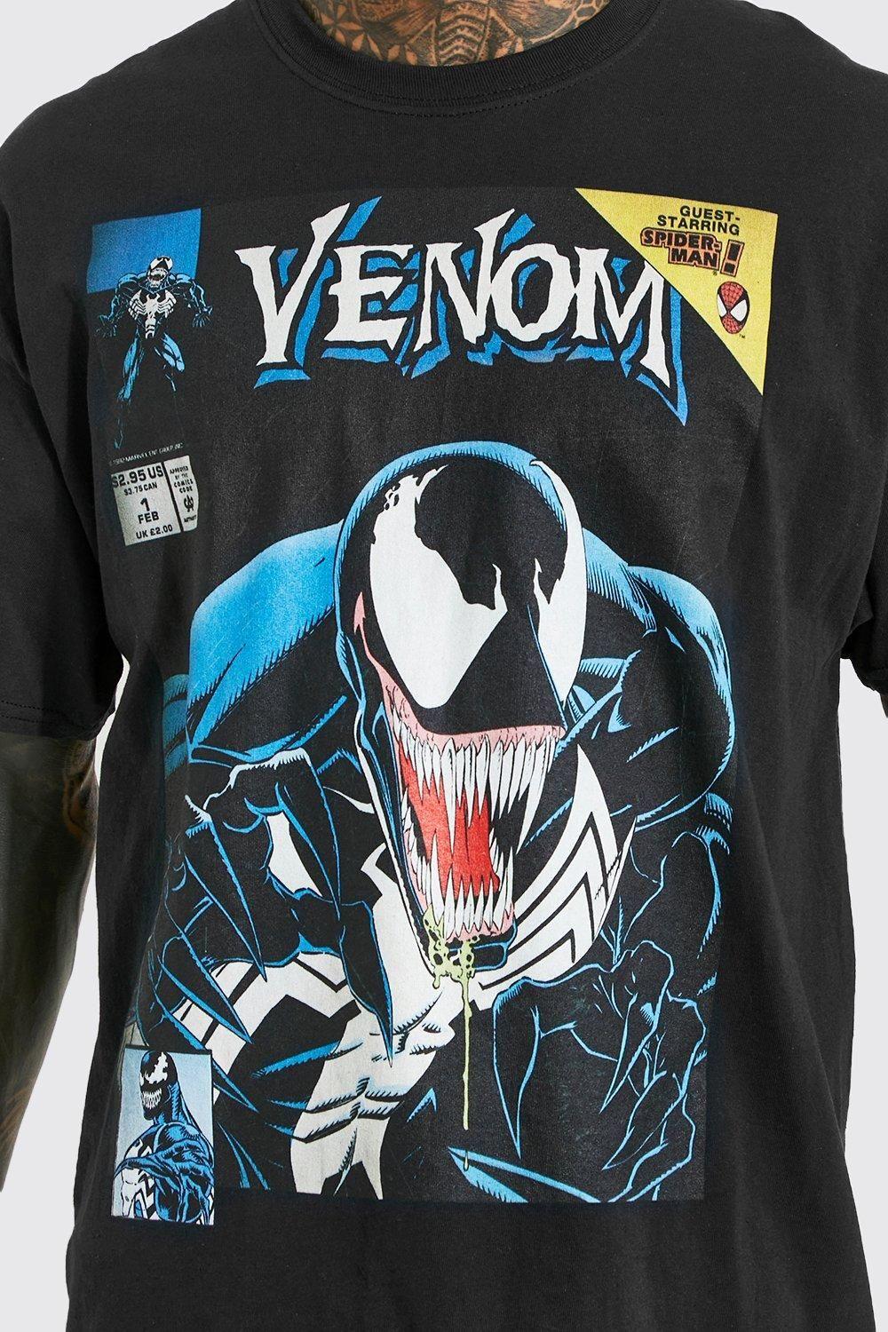 czarny t-shirt nadruk