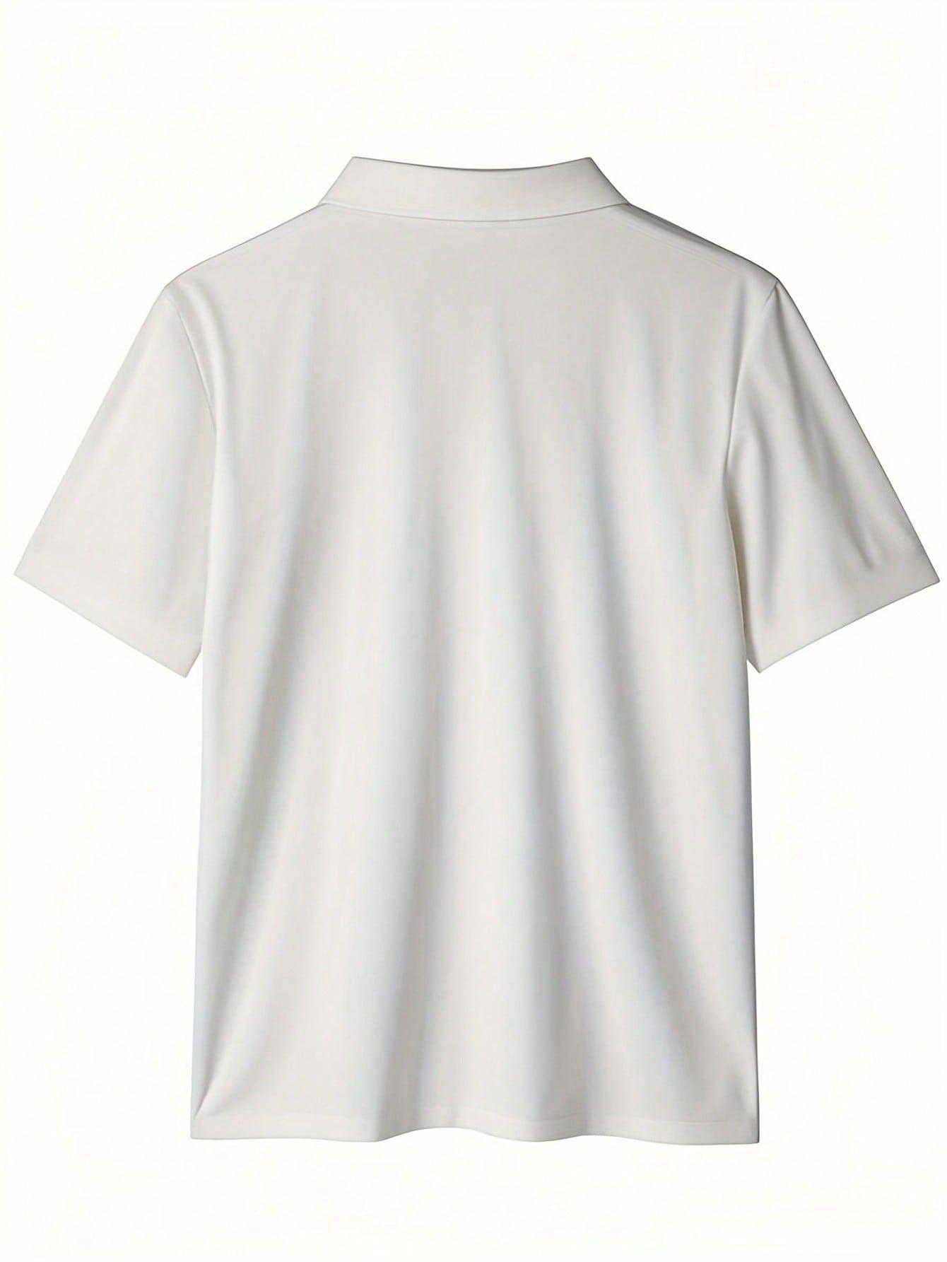 biała koszulka polo