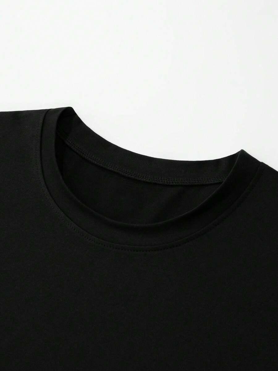 czarny t-shirt 3-pack