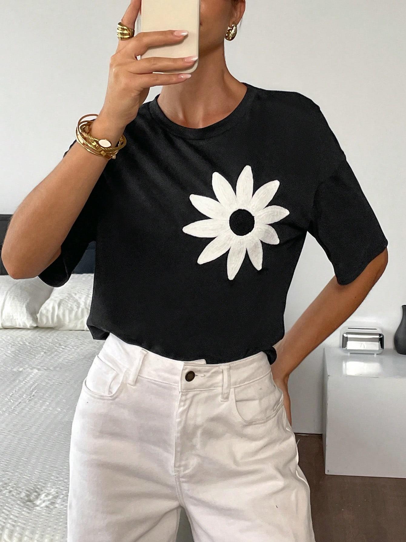 T-SHIRT Z KRÓTKIM RĘKAWEM