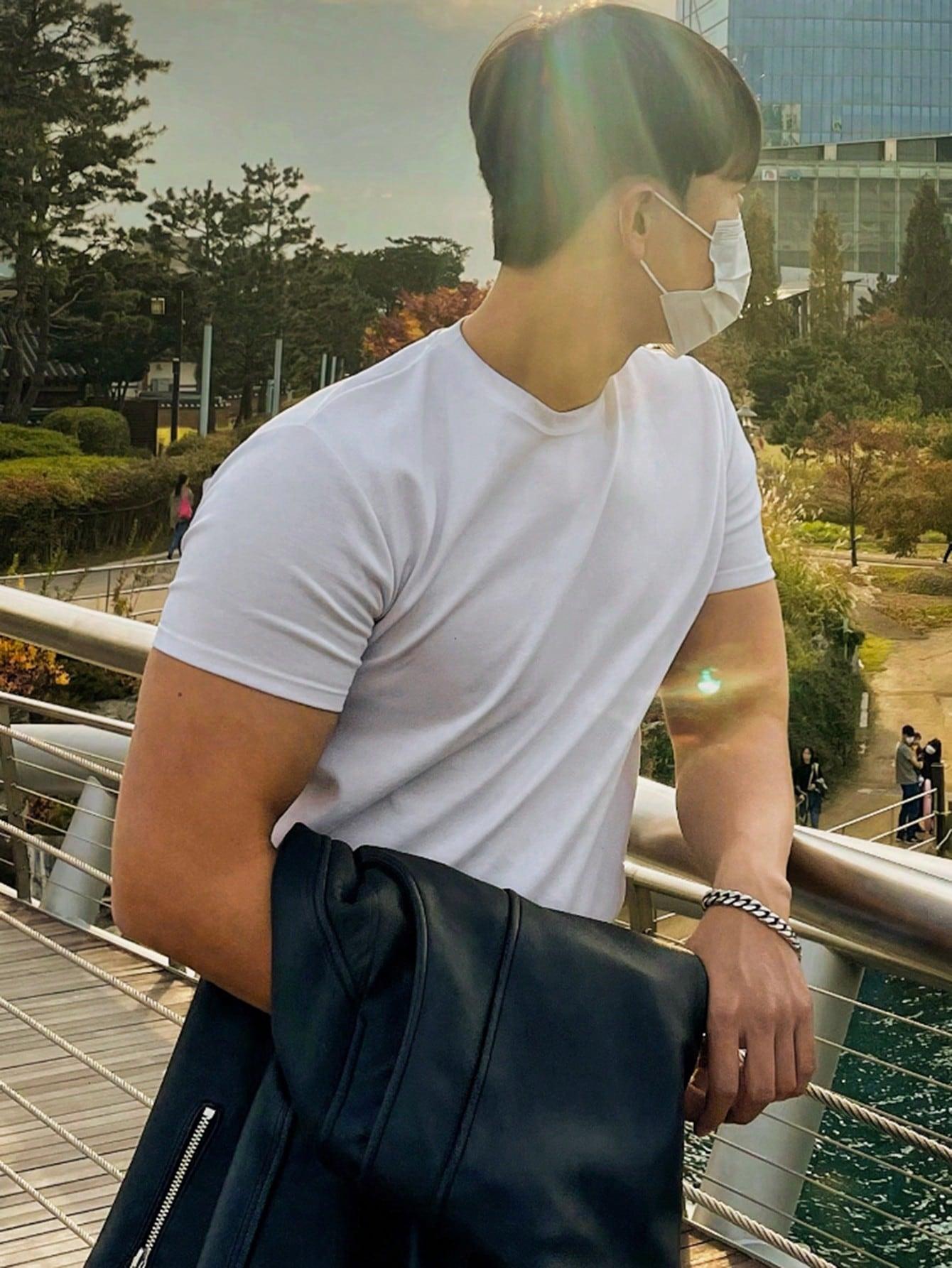 BIAŁY T-SHIRT BASIC